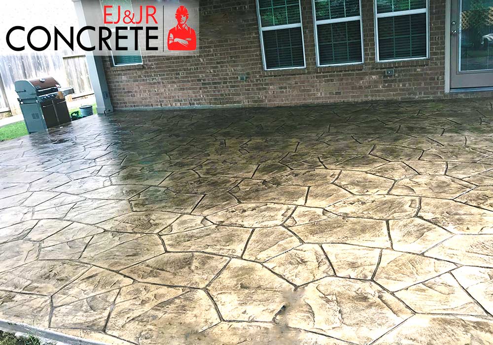 03 Stamped Concrete Patios in Houston