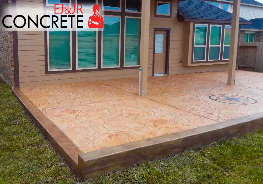 15 Stamped Concrete Patios in Houston