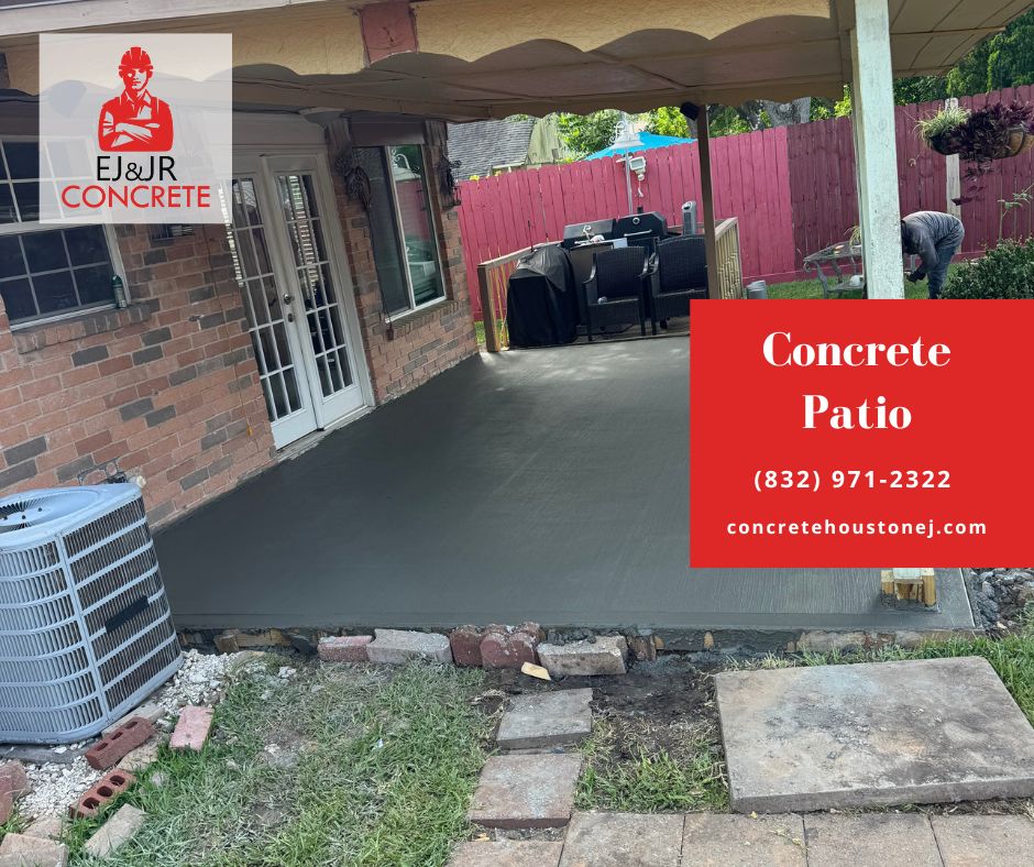 23 Houston Concrete Patio Services